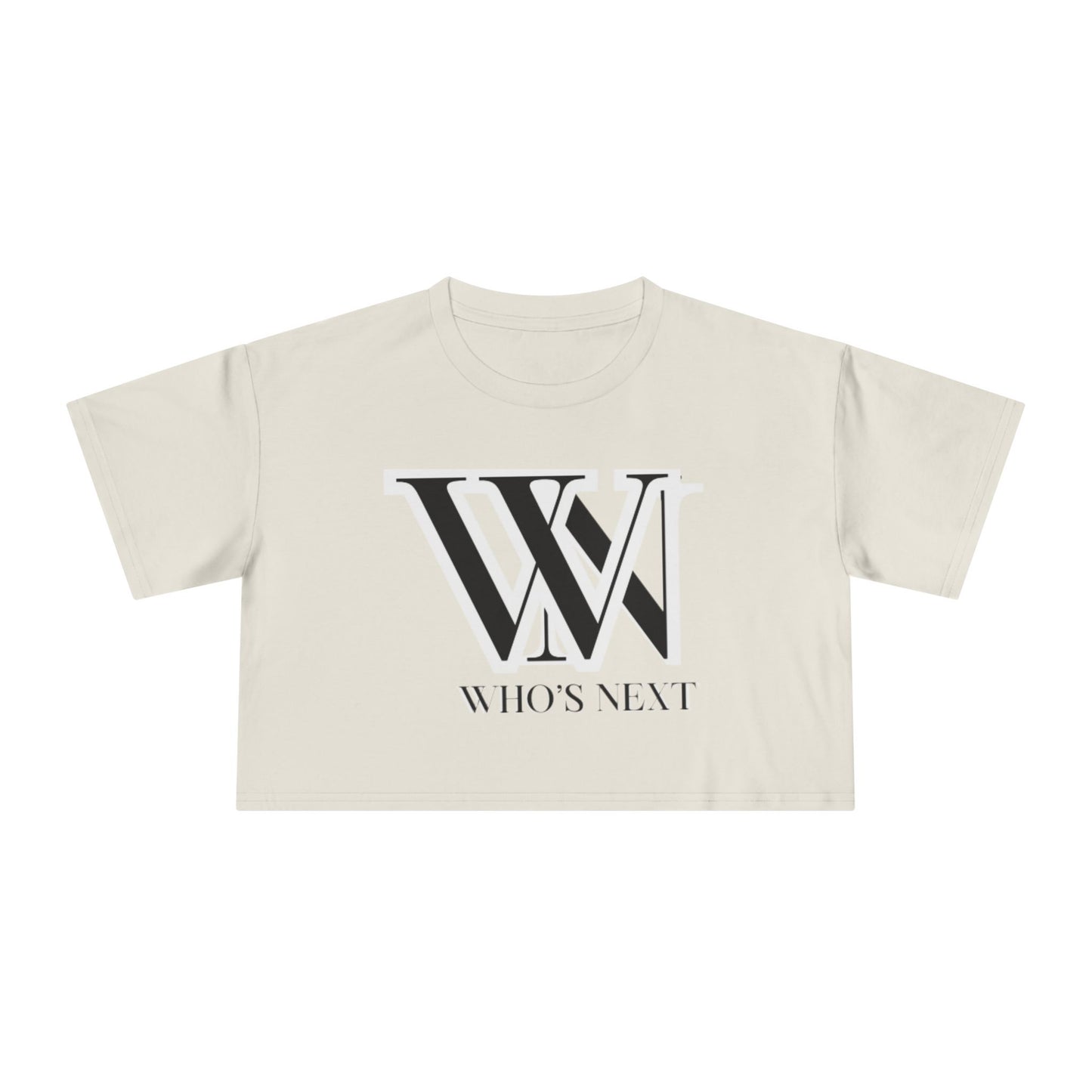Crop Tee - T shirt girl who’s next design for confident women