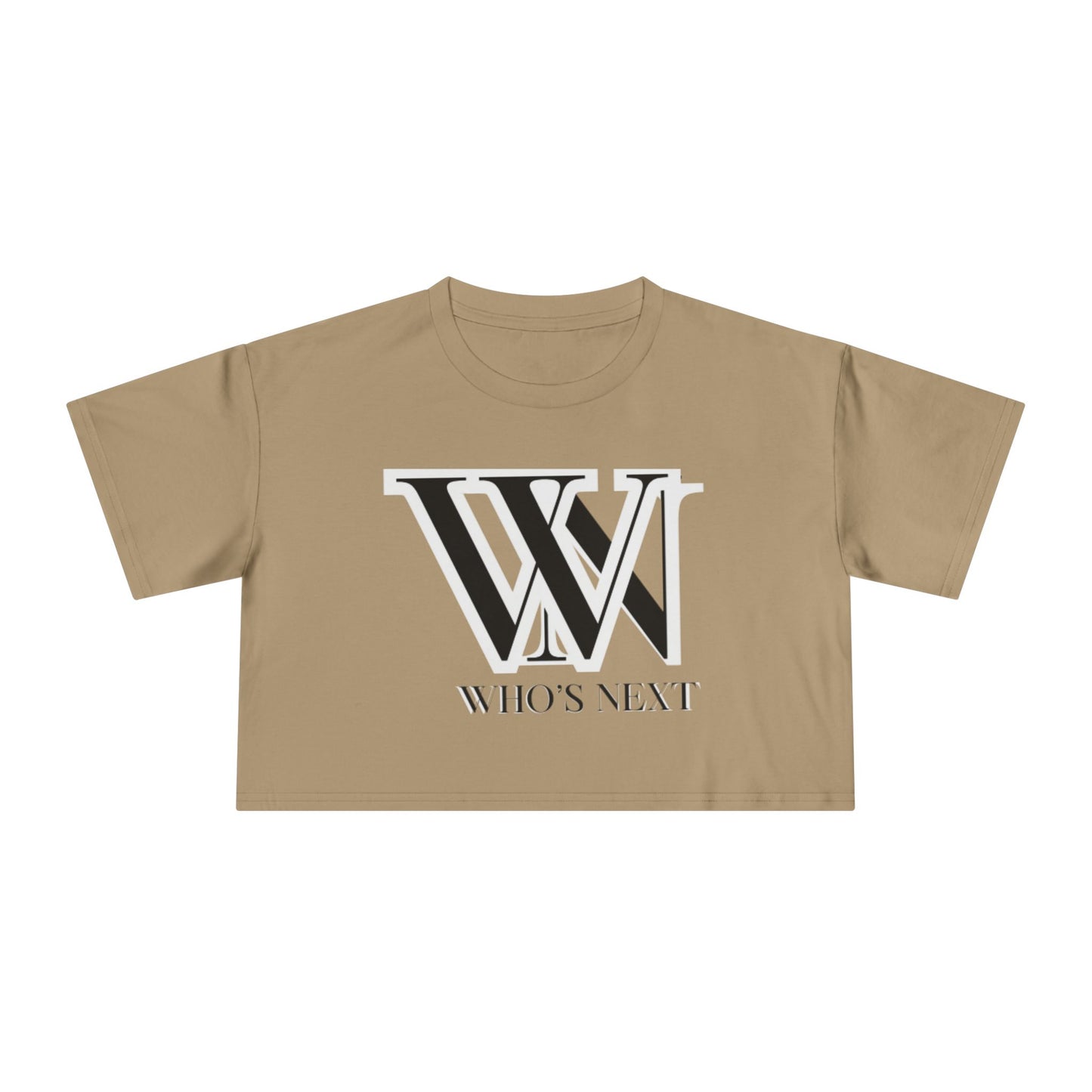 Crop Tee - T shirt girl who’s next design for confident women