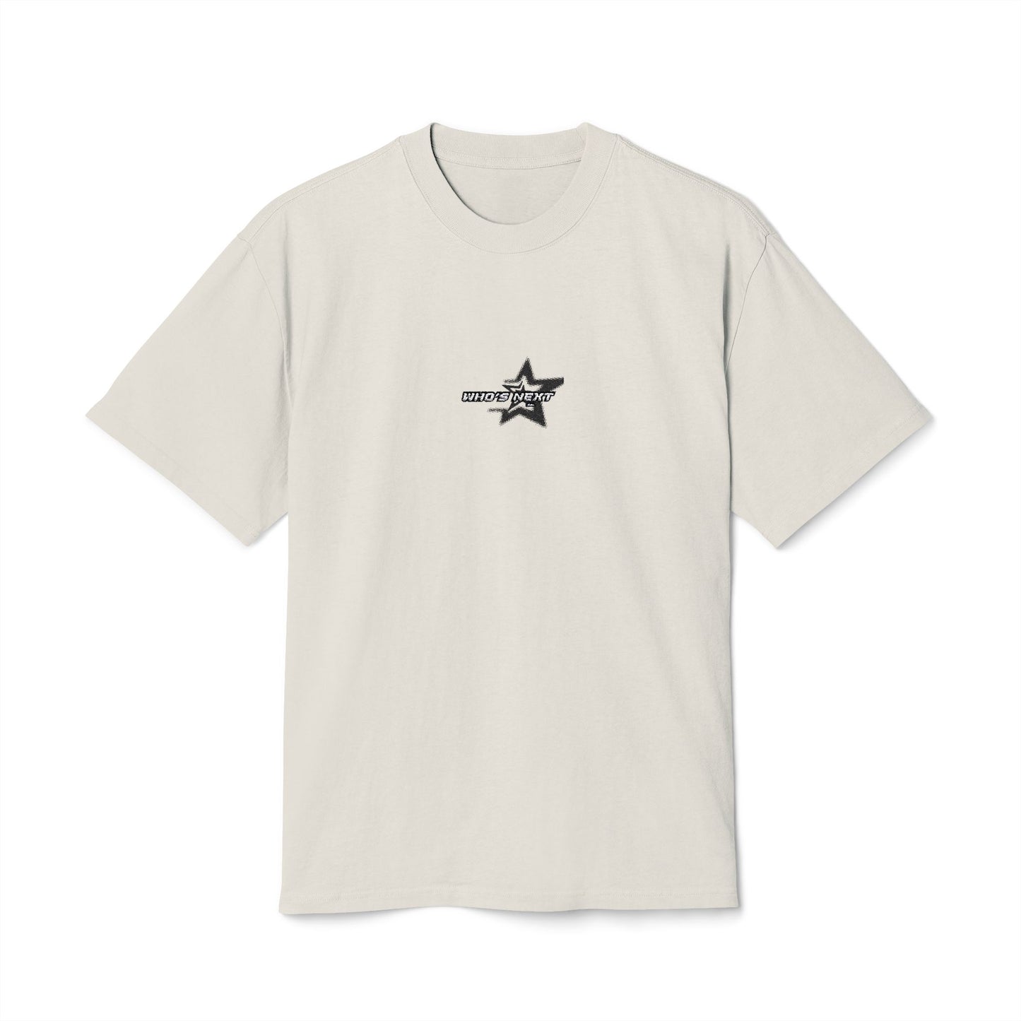 Vintage-Inspired Unisex Heavy Tee with Star Design, Casual Fashion, Everyday Wear, Gift for Him/Her, Summer Essential, Comfy Tees
