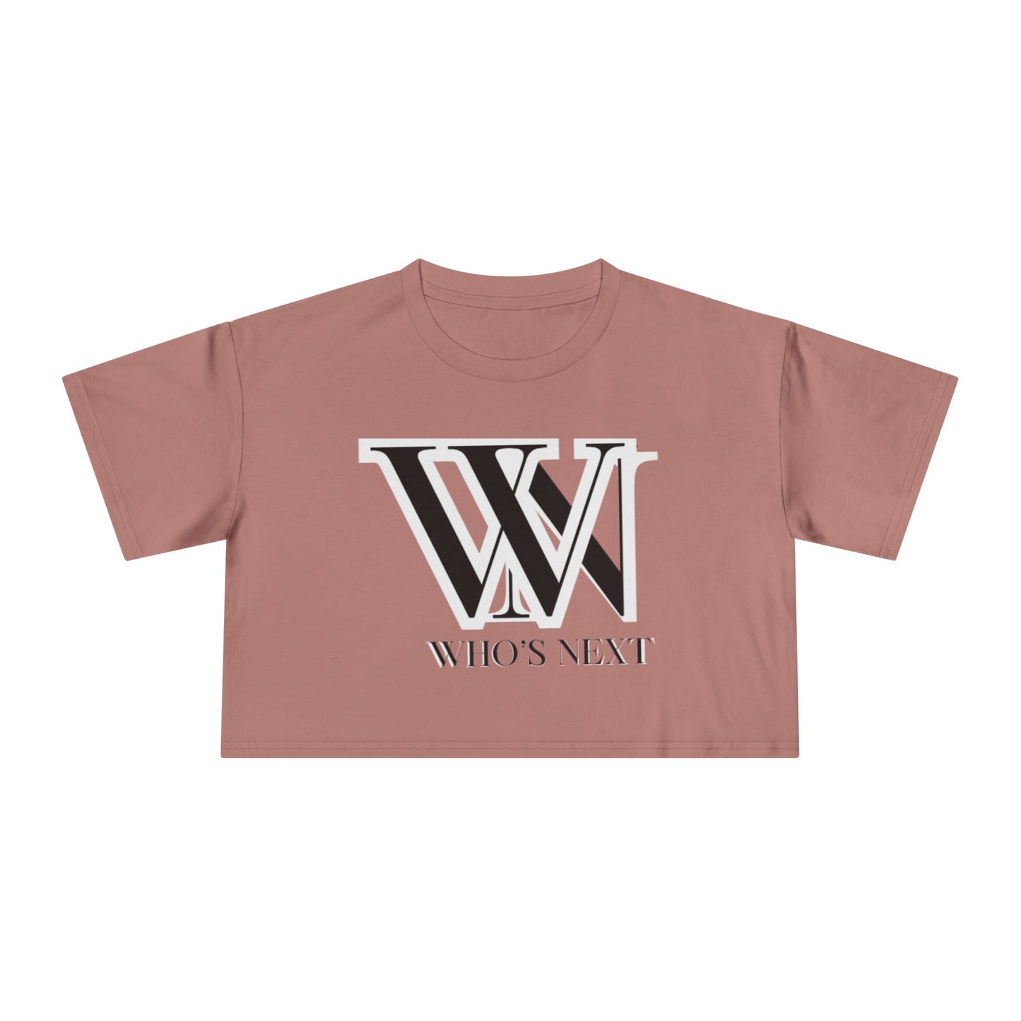 Crop Tee - T shirt girl who’s next design for confident women