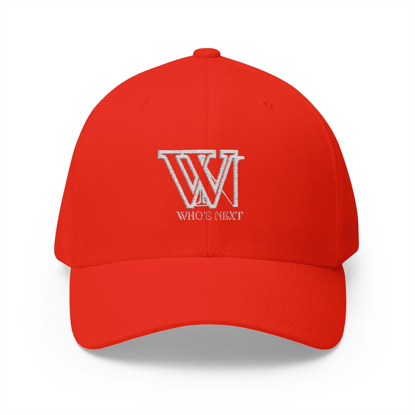 Stylish Closed-Back Cap with 'Who's Next' Embroidery - Perfect for Casual Outings