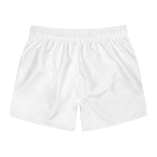 Stylish White Swim Trunks for Beach Days & Pool Parties