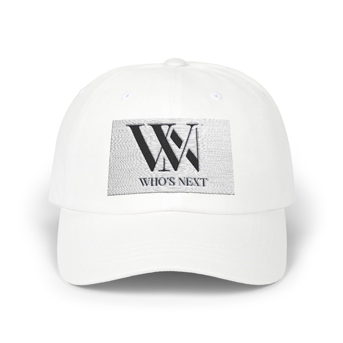 Classic Dad Cap - Stylish ‘Who’s Next’ White Baseball Hat for Trendsetters