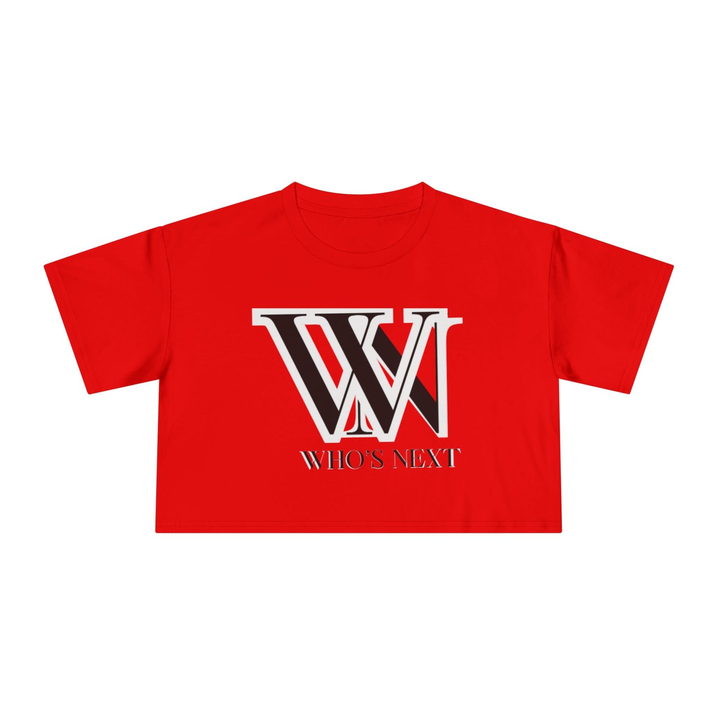 Crop Tee - T shirt girl who’s next design for confident women