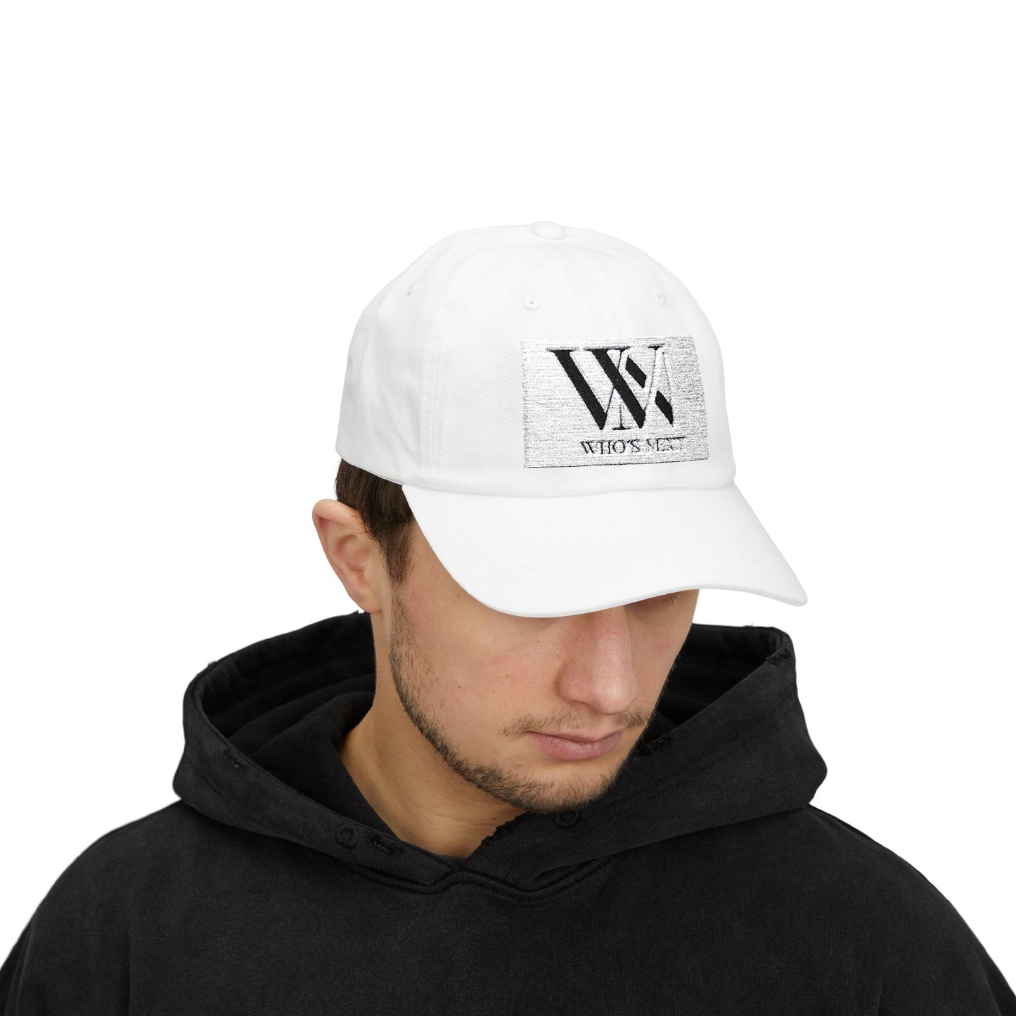 Classic Dad Cap - Stylish ‘Who’s Next’ White Baseball Hat for Trendsetters