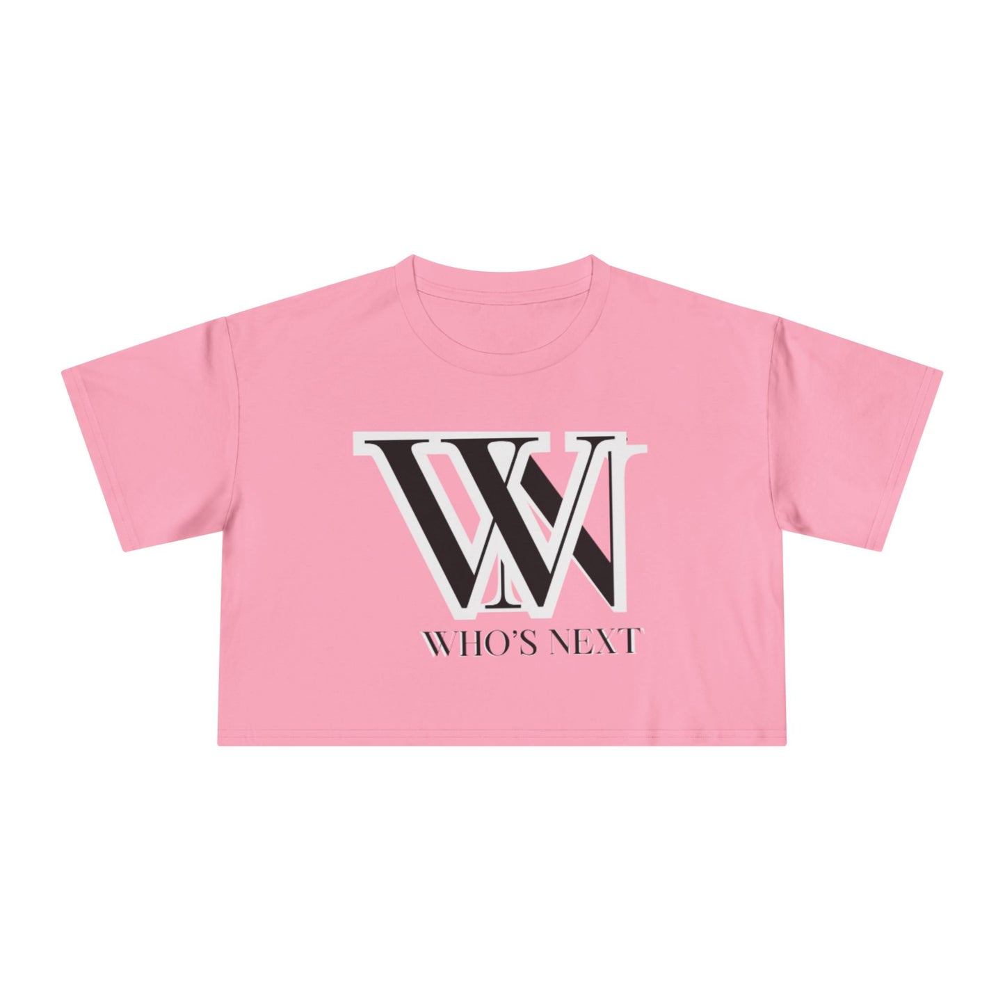 Crop Tee - T shirt girl who’s next design for confident women