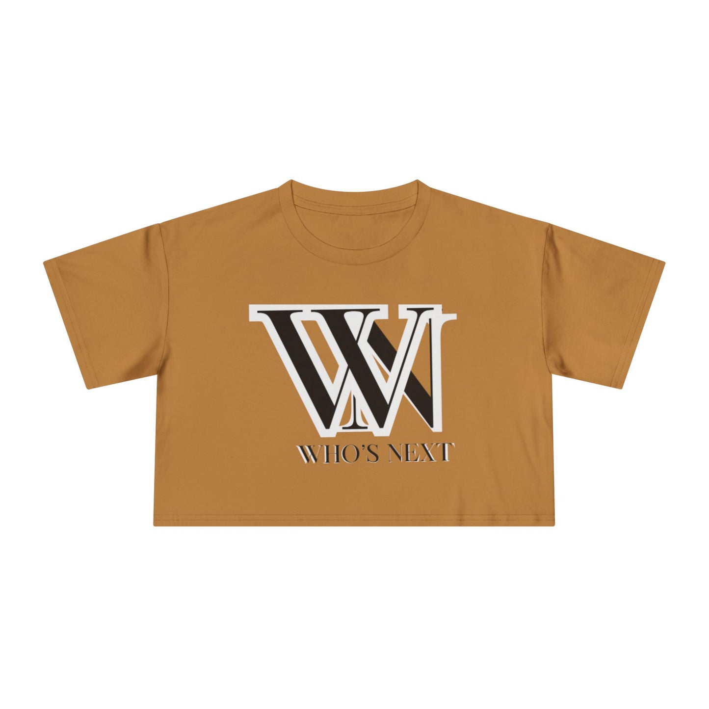 Crop Tee - T shirt girl who’s next design for confident women
