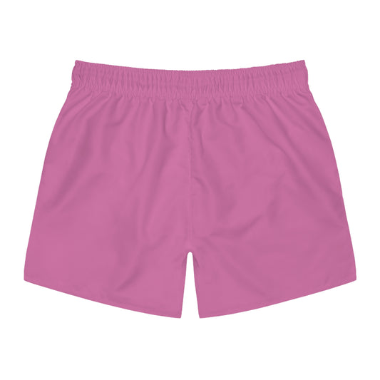 Men's Stylish Pink Swim Trunks - Perfect for Beach & Pool Days