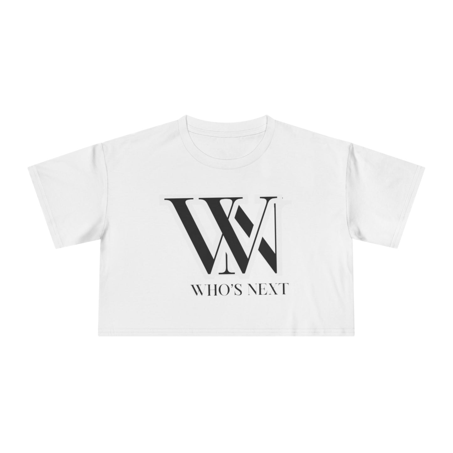Crop Tee - T shirt girl who’s next design for confident women