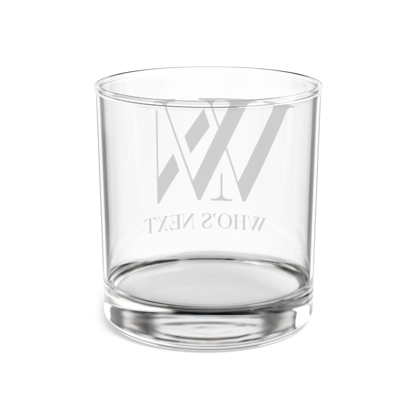 Personalized 10oz Rocks Glass - ‘Who’s Next’ Engraved Drinkware for Whiskey Lovers