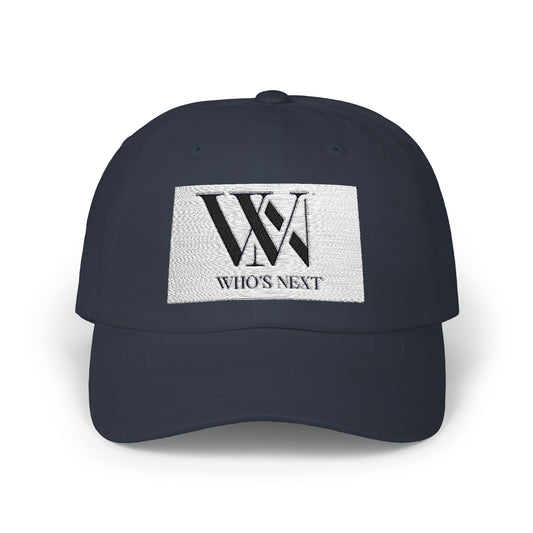Classic Dad Cap - Stylish ‘Who’s Next’ White Baseball Hat for Trendsetters
