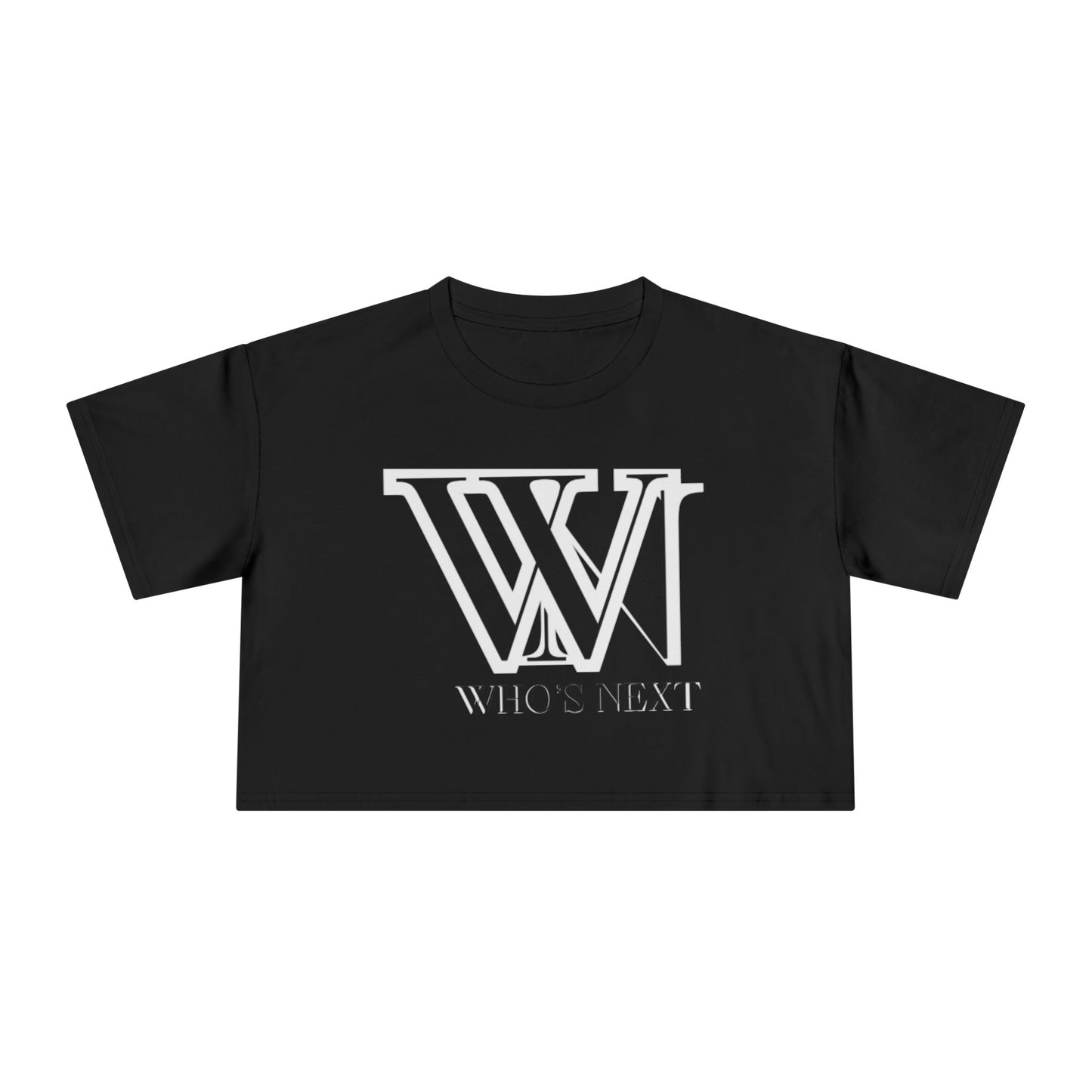 Crop Tee - T shirt girl who’s next design for confident women