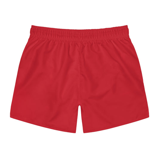Men's Red Swim Trunks - Perfect for Summer Beach Days
