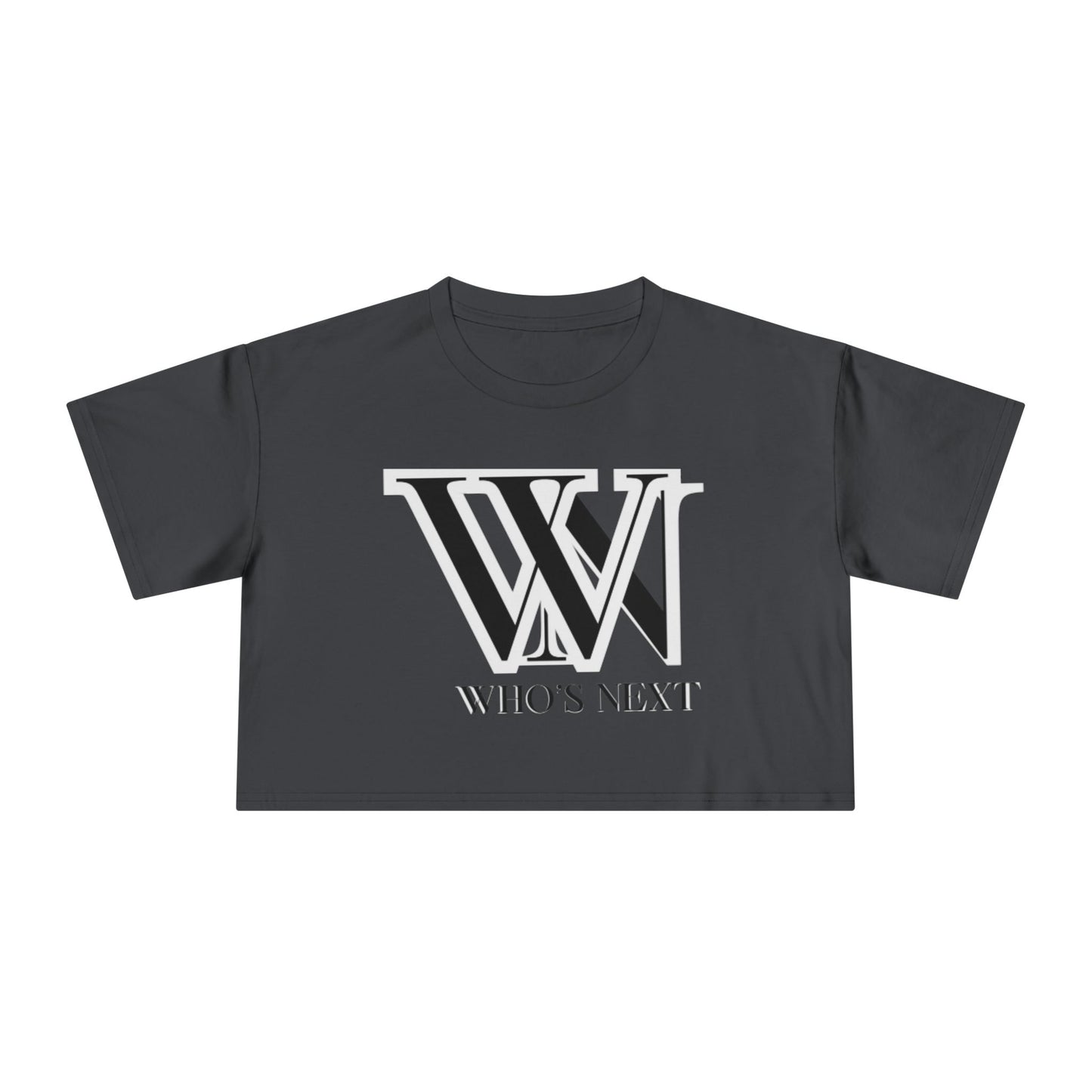 Crop Tee - T shirt girl who’s next design for confident women