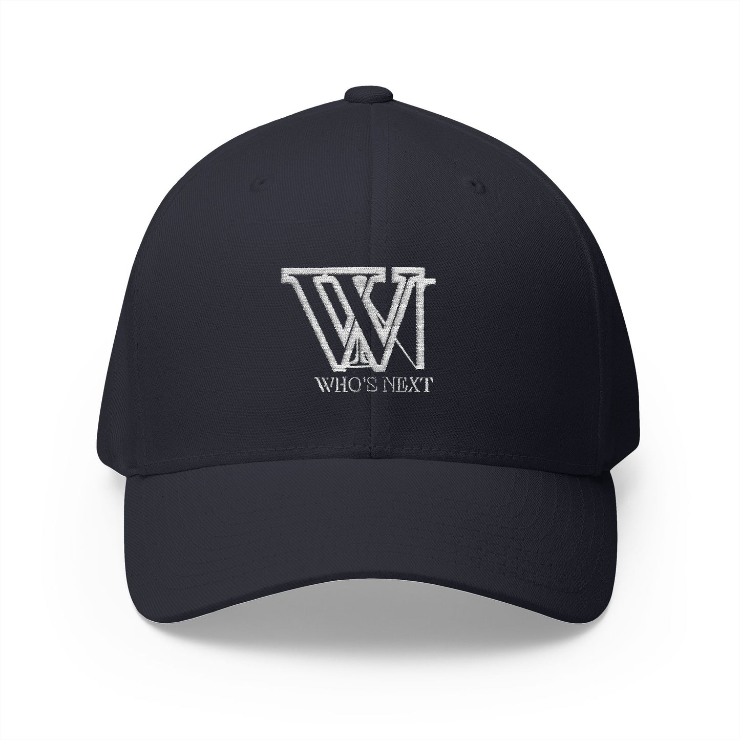 Stylish Closed-Back Cap with 'Who's Next' Embroidery - Perfect for Casual Outings