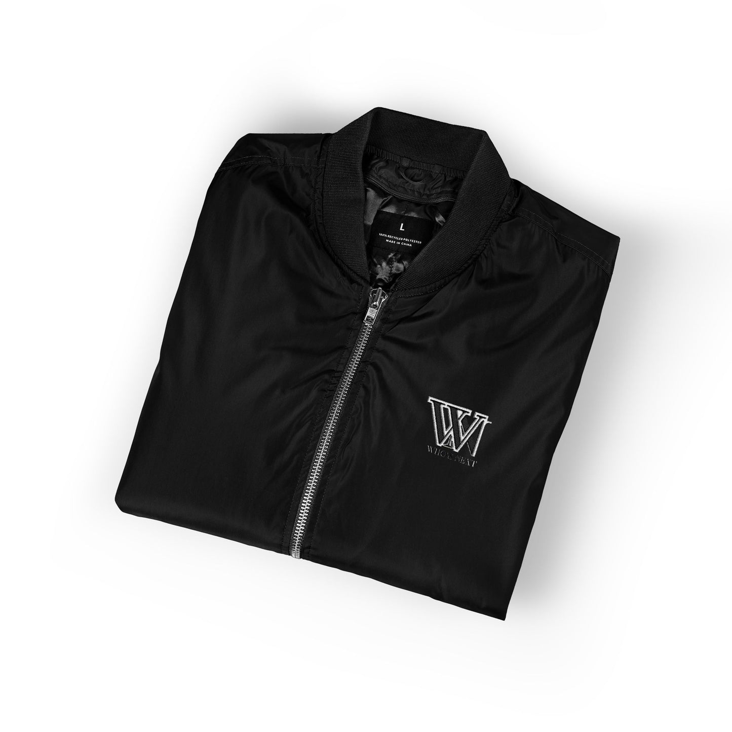 Embroidered Bomber Jacket - 'Who's Next' Design