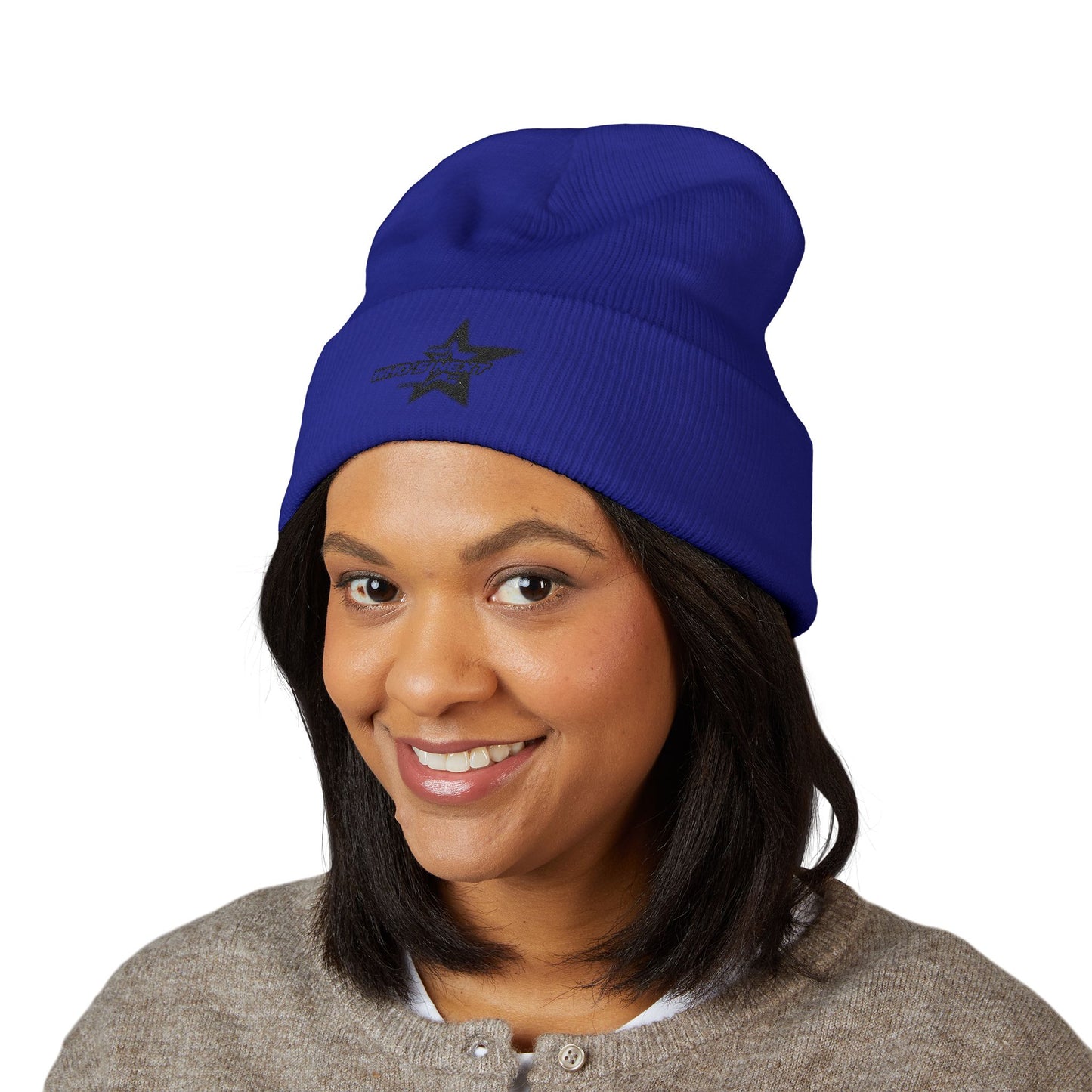Beanie Hat 'Who's Next' Embroidery