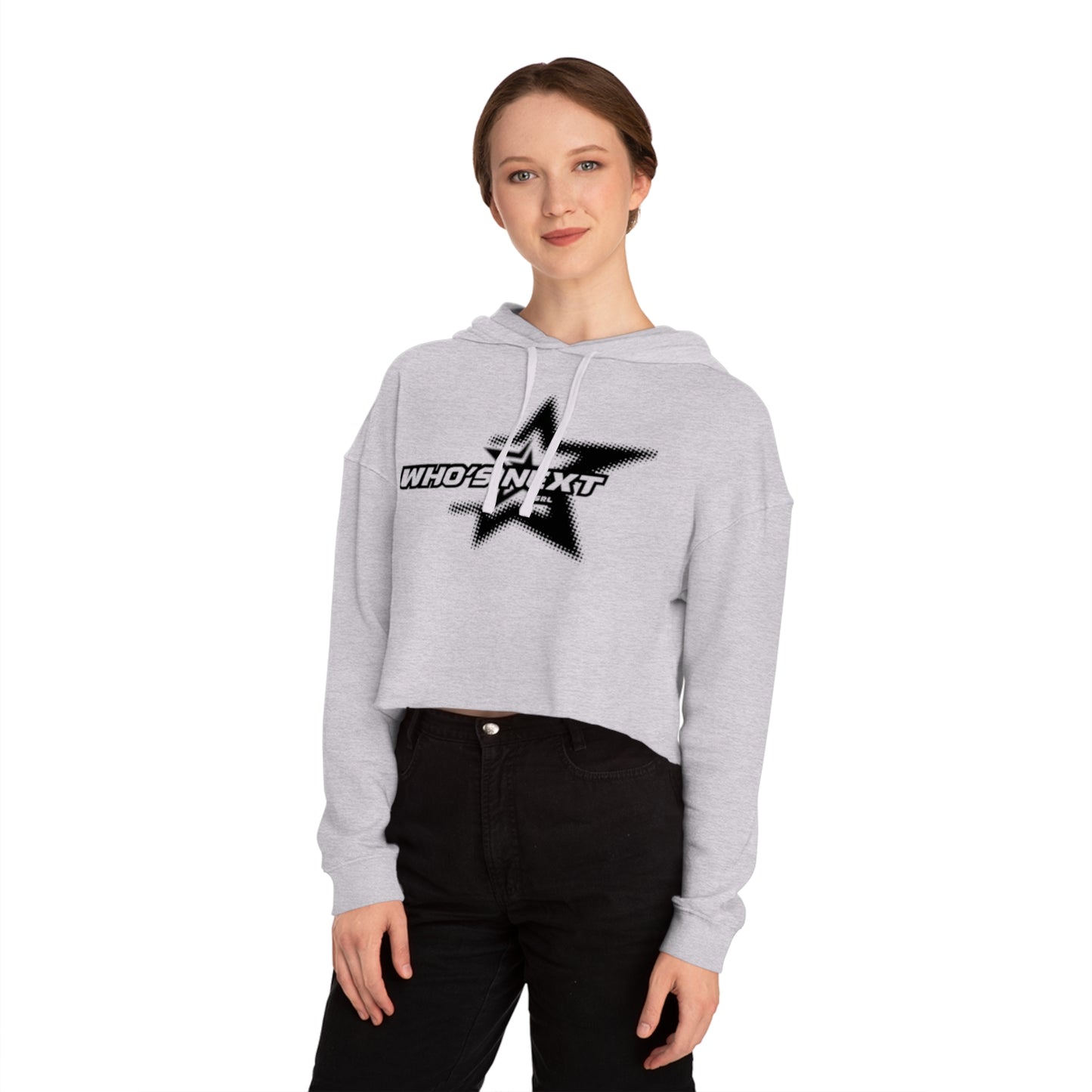 Cropped Hoodie 'Who's next' Women