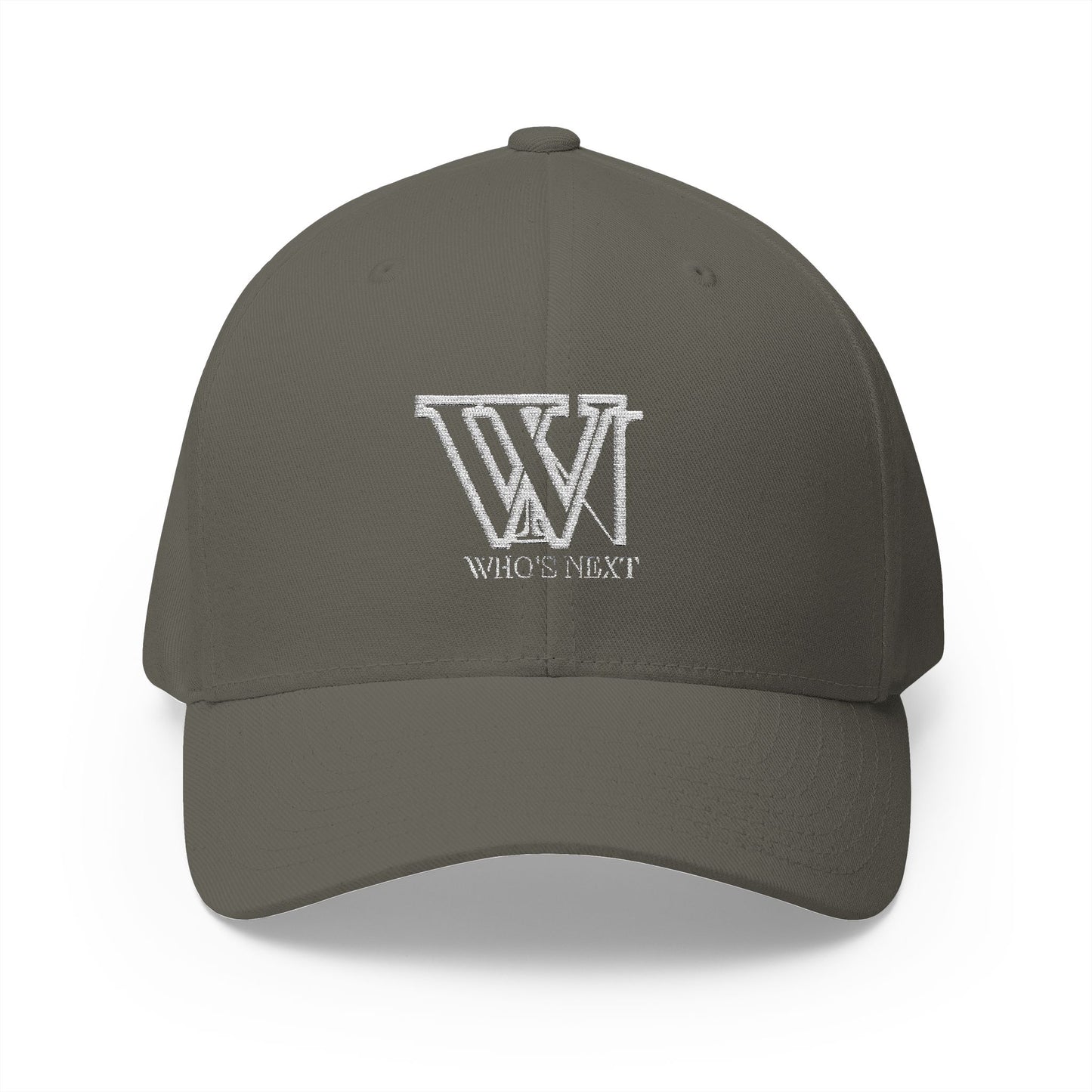 Stylish Closed-Back Cap with 'Who's Next' Embroidery - Perfect for Casual Outings