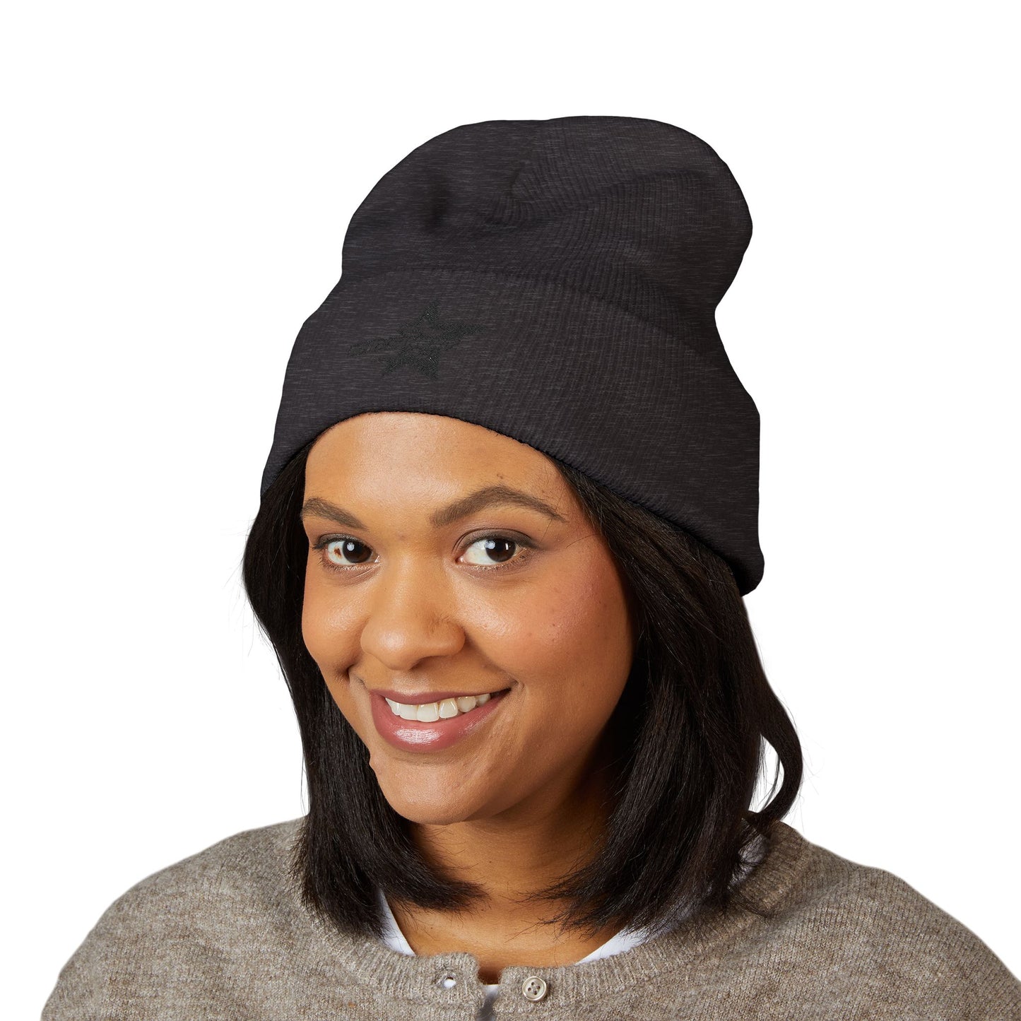 Beanie Hat 'Who's Next' Embroidery
