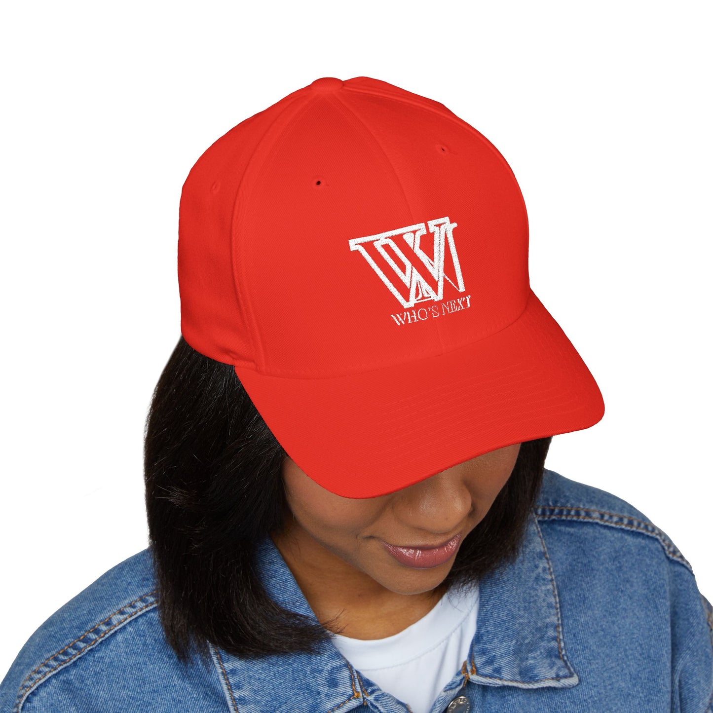 Stylish Closed-Back Cap with 'Who's Next' Embroidery - Perfect for Casual Outings