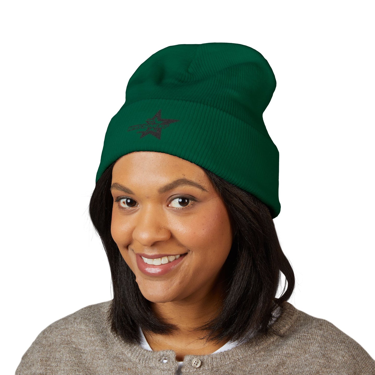 Beanie Hat 'Who's Next' Embroidery