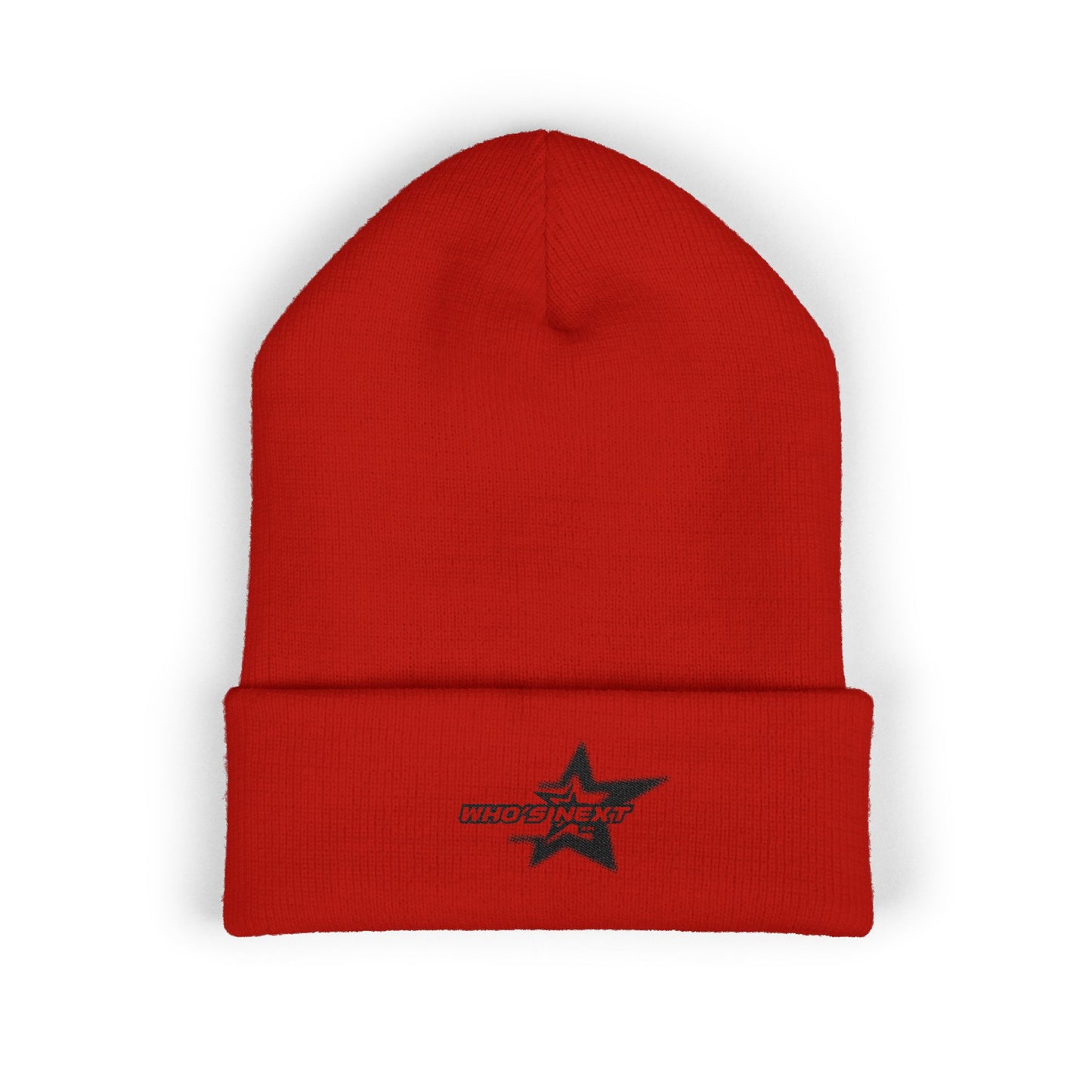 Beanie Hat 'Who's Next' Embroidery
