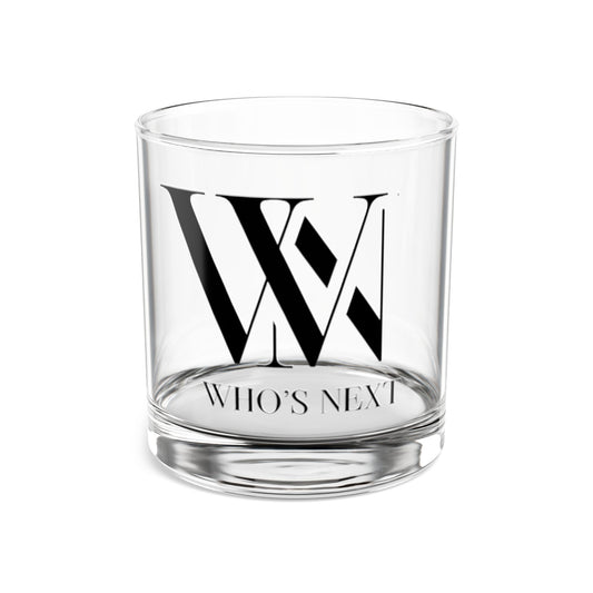 Personalized 10oz Rocks Glass - ‘Who’s Next’ Engraved Drinkware for Whiskey Lovers