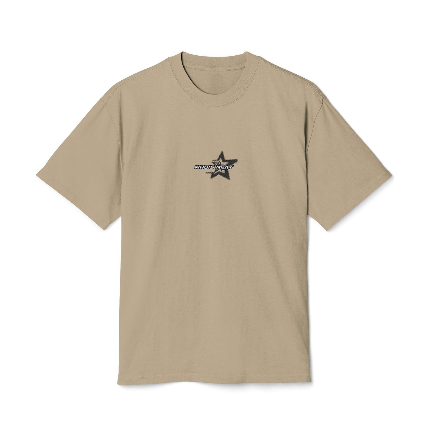Vintage-Inspired Unisex Heavy Tee with Star Design, Casual Fashion, Everyday Wear, Gift for Him/Her, Summer Essential, Comfy Tees