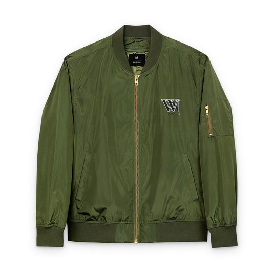 Embroidered Bomber Jacket - 'Who's Next' Design