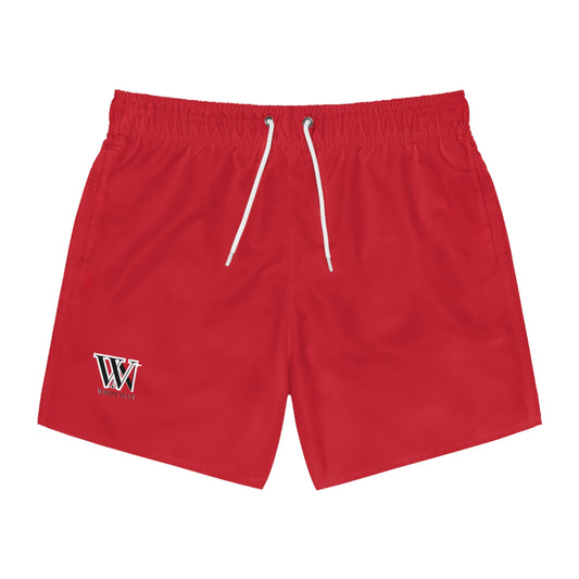Men's Red Swim Trunks - Perfect for Summer Beach Days