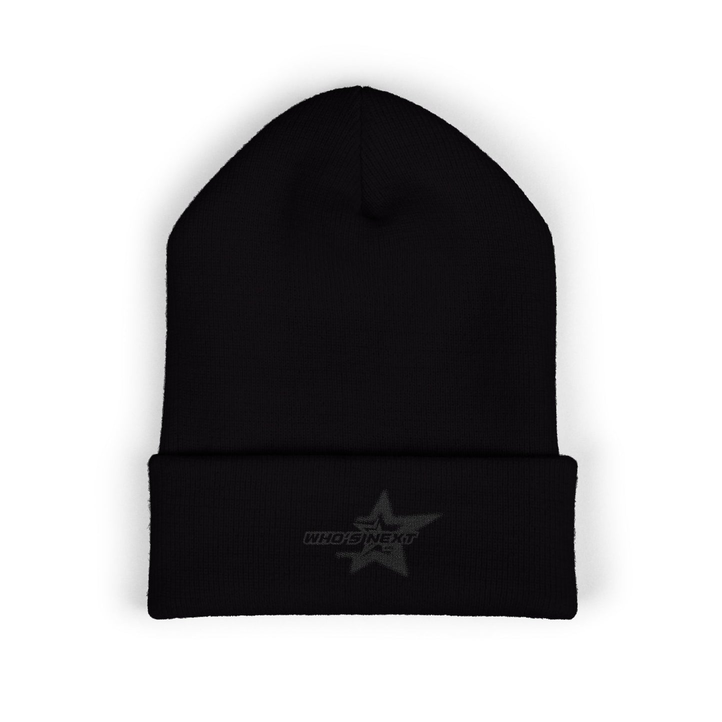 Beanie Hat 'Who's Next' Embroidery
