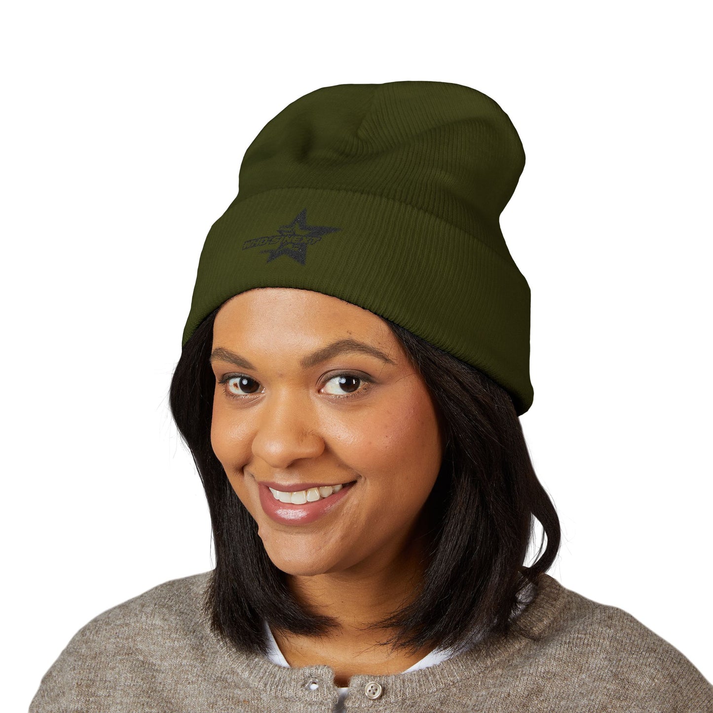 Beanie Hat 'Who's Next' Embroidery