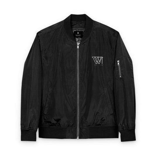 Embroidered Bomber Jacket - 'Who's Next' Design
