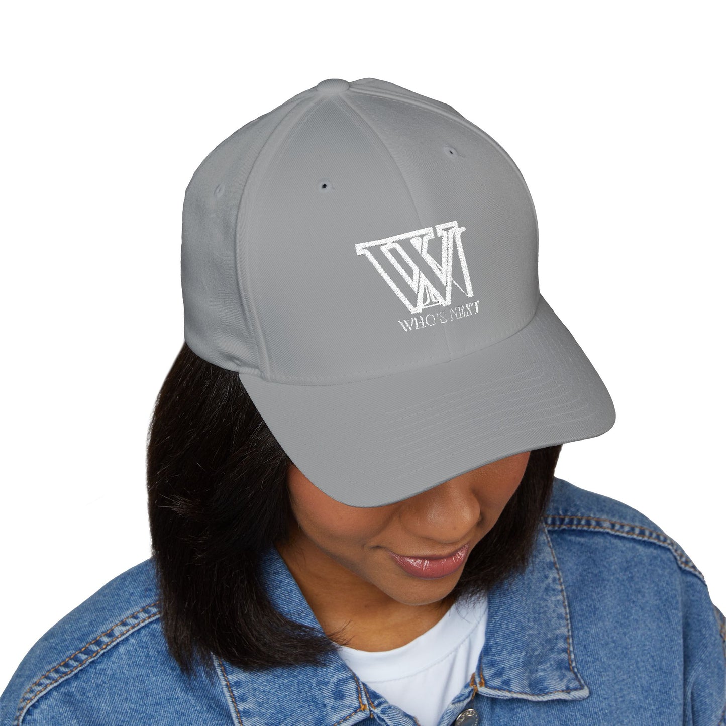 Stylish Closed-Back Cap with 'Who's Next' Embroidery - Perfect for Casual Outings