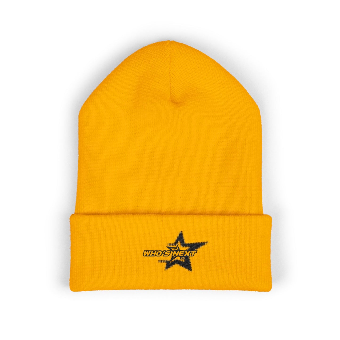 Beanie Hat 'Who's Next' Embroidery