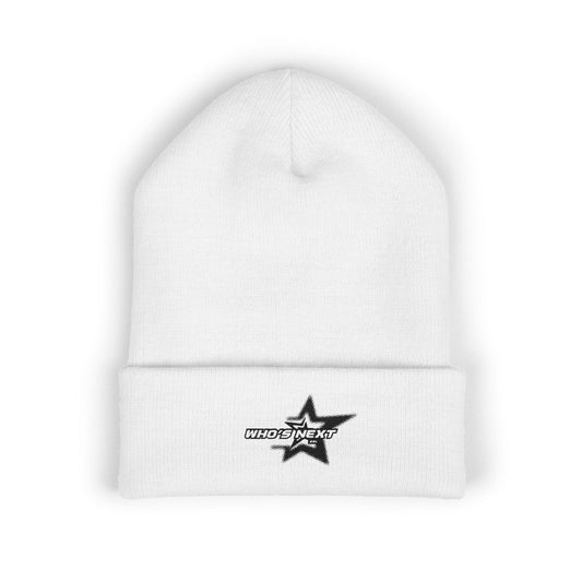 Beanie Hat 'Who's Next' Embroidery