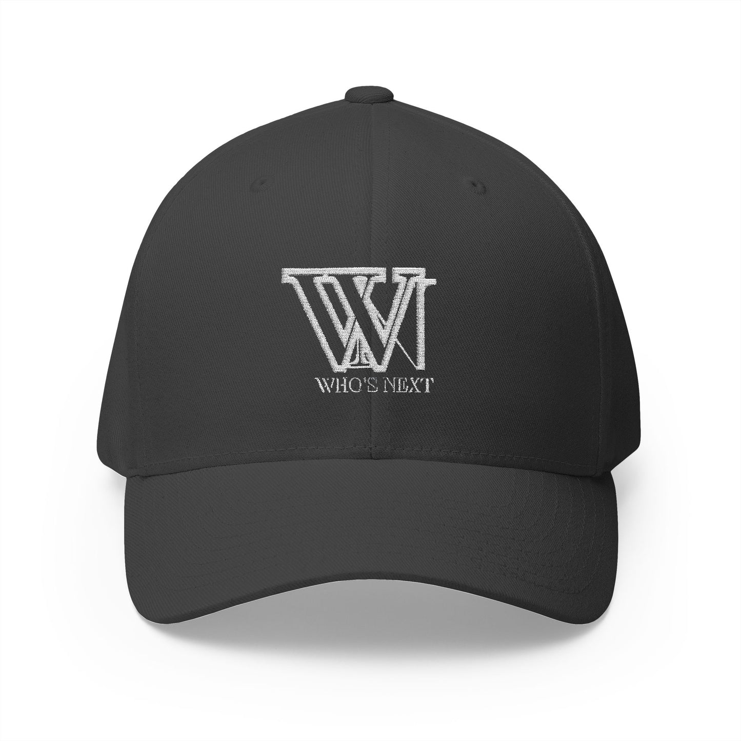 Stylish Closed-Back Cap with 'Who's Next' Embroidery - Perfect for Casual Outings