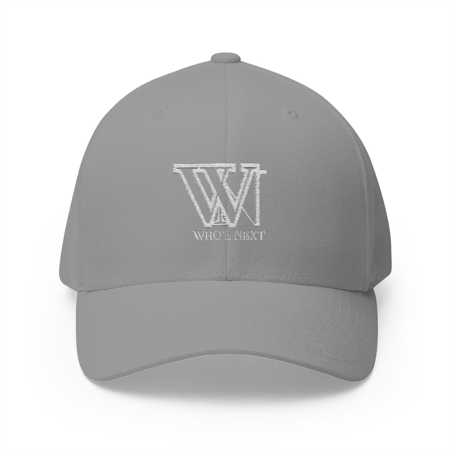 Stylish Closed-Back Cap with 'Who's Next' Embroidery - Perfect for Casual Outings
